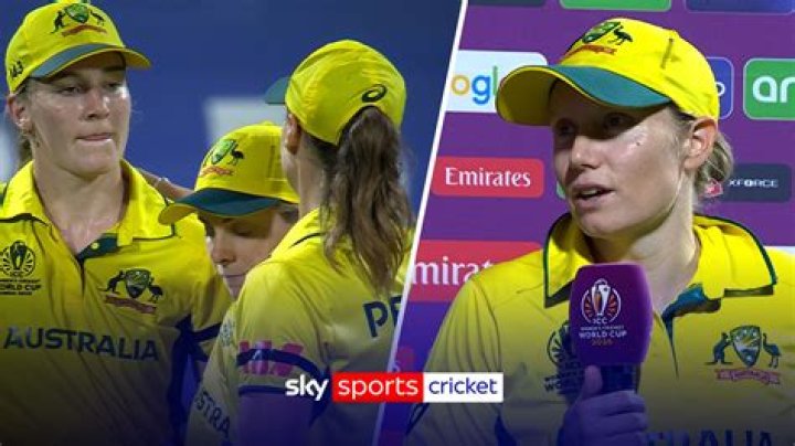 Alyssa Healy's Accident And Its Aftermath