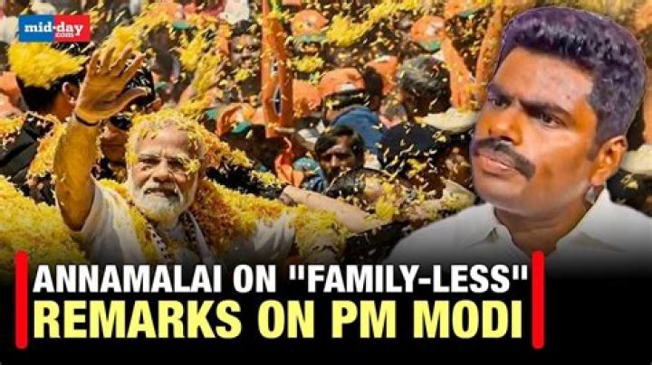 Annamalai: Family, BJP, And Local Politics