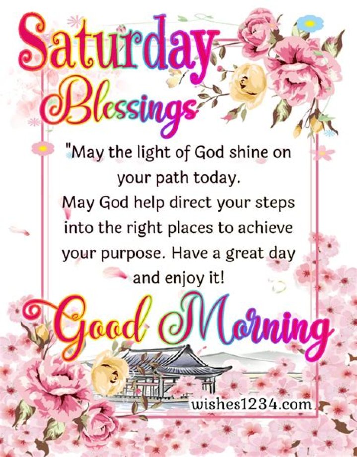 Discover The Enchanting World Of "Good Morning Blessing Saturday"