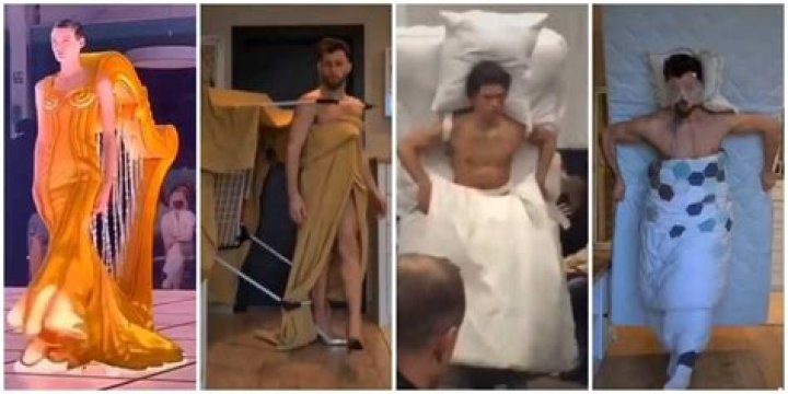 Discover The World Of "Funny Man Mimics Bizarre Fashion Designs On"