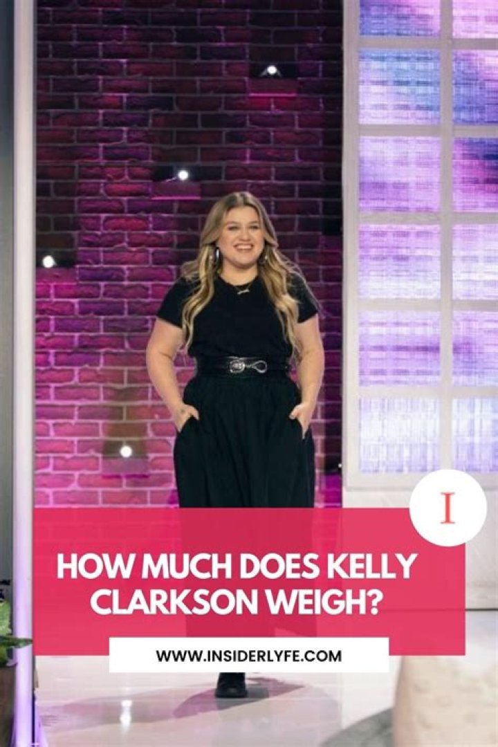 Discovering The Weight Of A Superstar: How Much Does Kelly Clarkson Weigh?