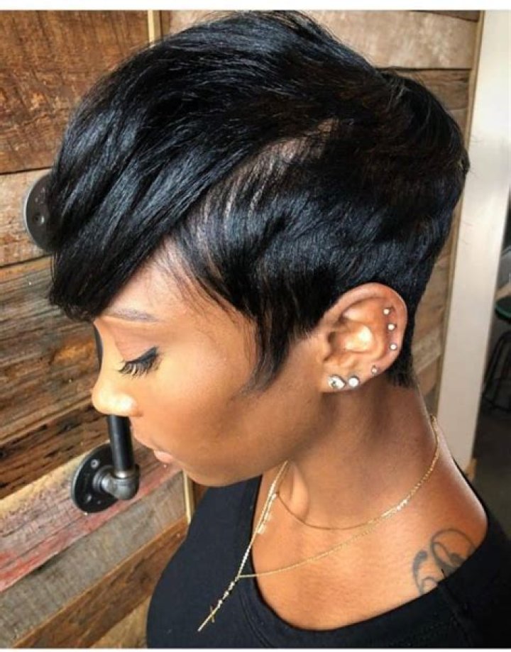 Edgy Pixie Cuts For African American Women