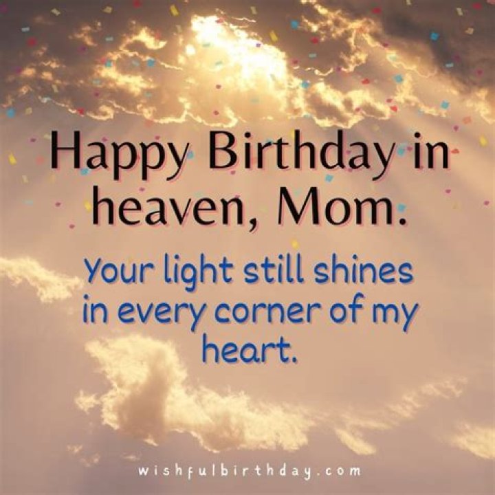Happy Birthday Mom In Heaven Quotes From Daughter
