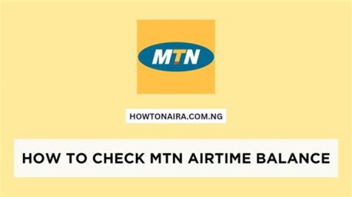 How To Check MTN Airtime Balance Via SMS