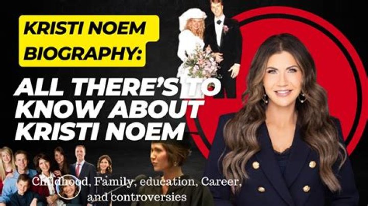 Kristi Noem's Early Life And Career Before Politics