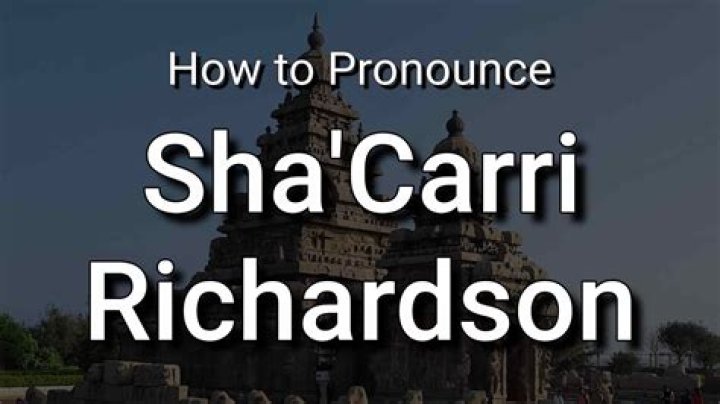 Mastering The Pronunciation Of Sha'Carri: A Guide To Elegance In Speech