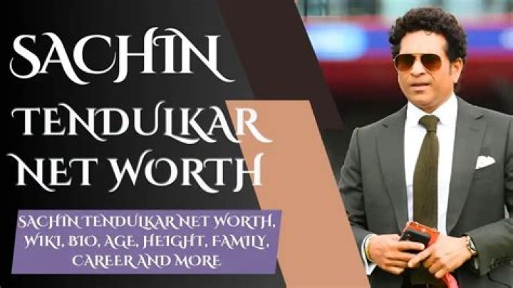 Sachin Tendulkar Net Worth: An Incredible Fortune