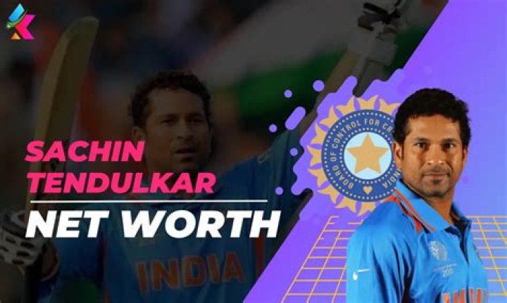 Sachin Tendulkar: Net Worth Of The Cricket Icon