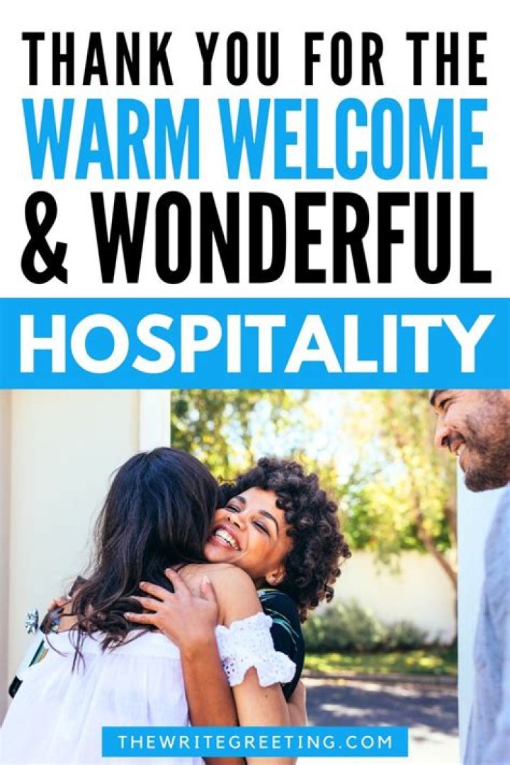 The Art Of Thanking Hosts For Warm Hospitality