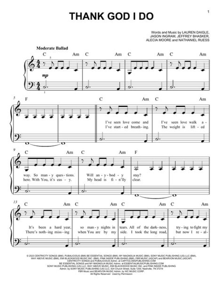 Uncover The Lyrics To "Thank God I Do": A Song Of Gratitude