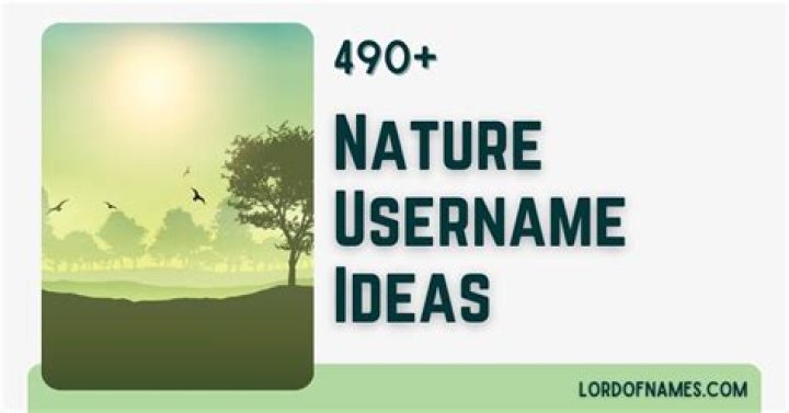 Unleash The Power Of Nature: Discover Enchanting Nature Usernames