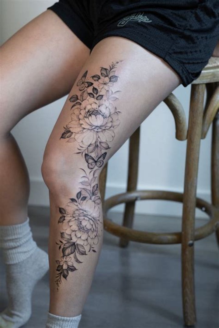 Unveil The Enchanting World Of Tattoo Thigh Flowers