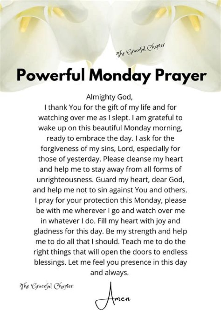 Unveil The Power Of Monday Prayer Quotes: Discoveries And Insights