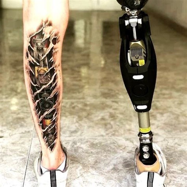 Unveiling The Enigmatic World Of Mechanical Leg Tattoos: Discoveries And Insights