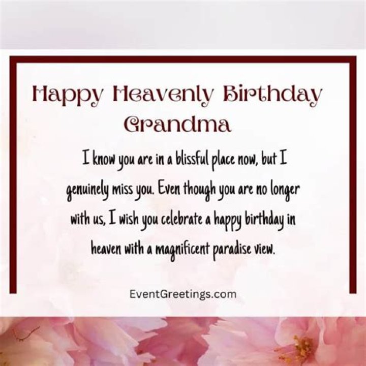 Unveiling The Essence Of "Happy Heavenly Birthday Grandma": Discoveries And Insights