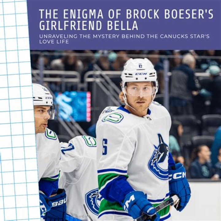 Unveiling The Impactful Role Of Brock Boeser's Wife In The Hockey World And Beyond