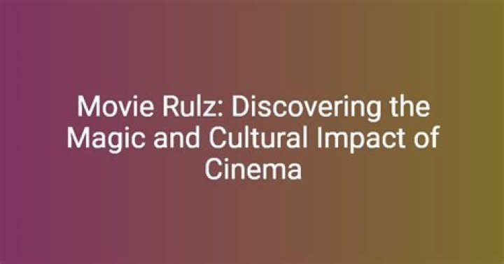 Unveiling The Magic Of Moviez Rulz: A Cinematic Journey
