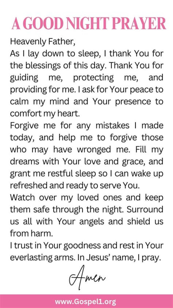 Unveiling The Power Of Sweet Good Night Prayers For A Cherished Wife